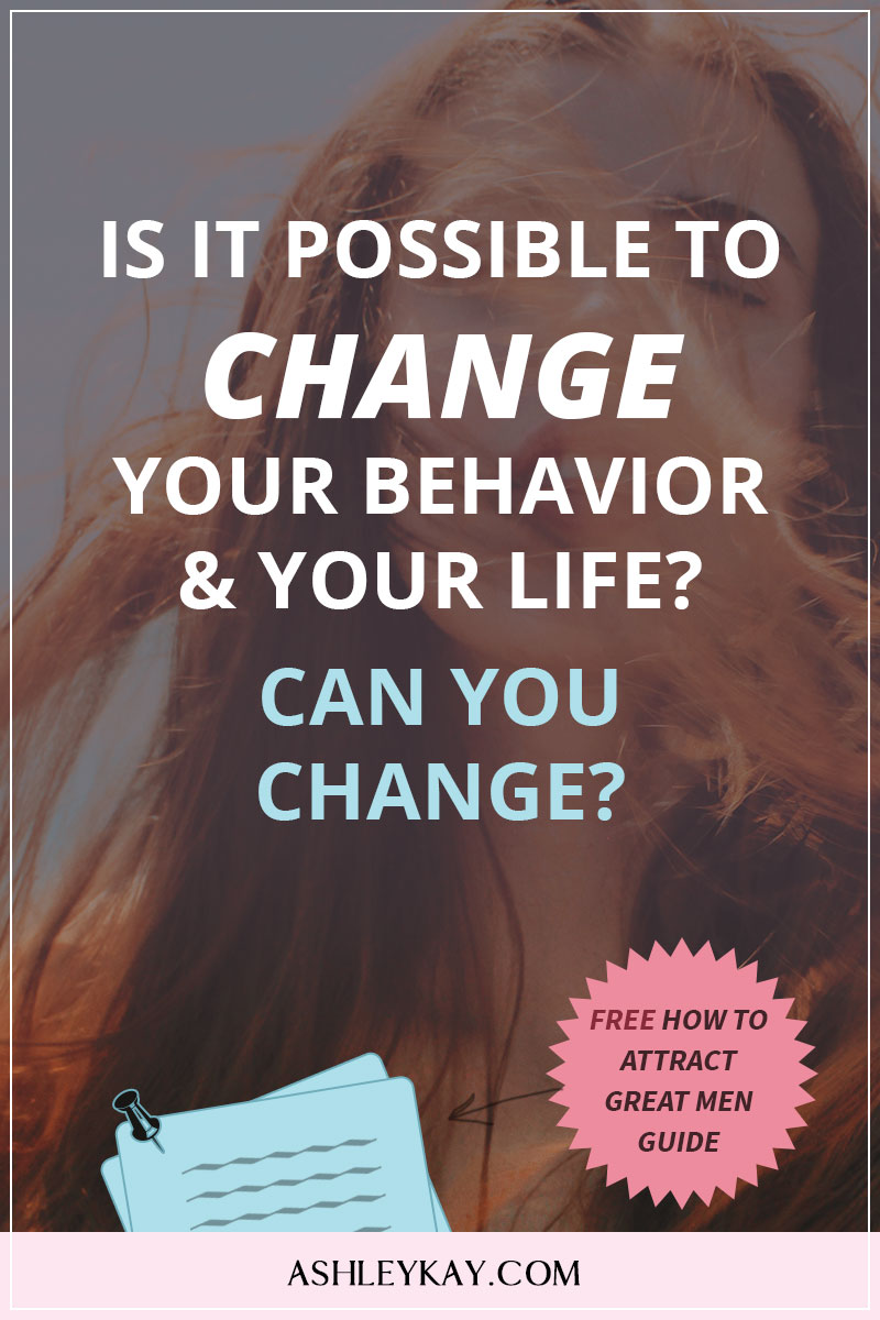 Can people change